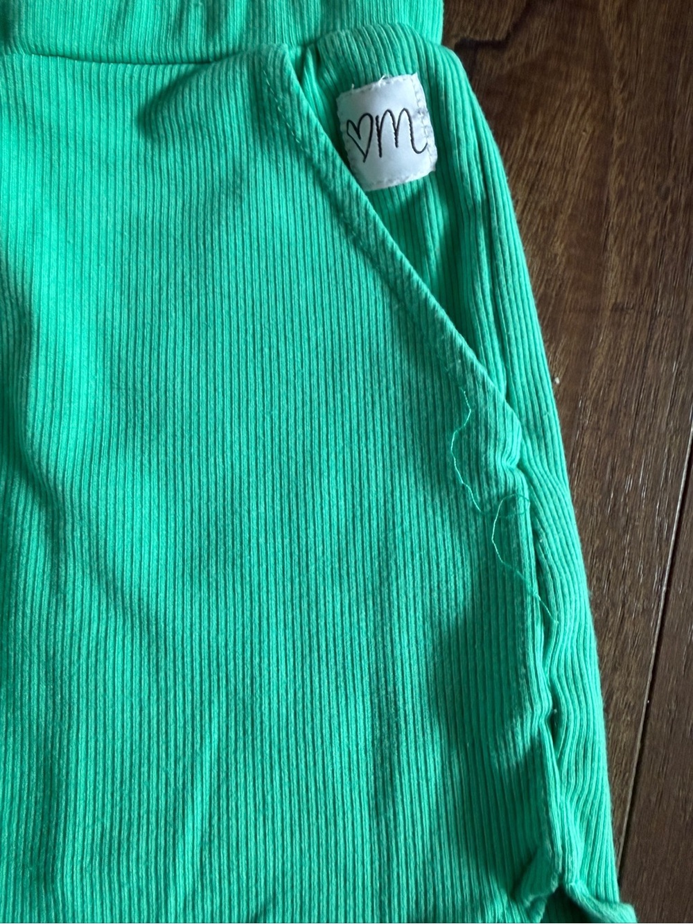 Girls' Ruffle Strap Tank & Drawstring Shorts Set - Green - Picture 2 of 2